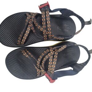 Chaco Kids‎ Sandals Sport Adjustable Straps Orange Black Yellow Size Unknown